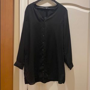 Black button up shirt